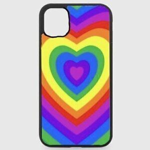 RAINBOW Heart Phone Case